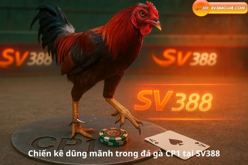 Chiến kê dũng mãnh trong đá gà CP1 tại SV388.
