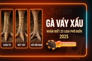 Gà Vảy Xấu: Nhận Diện 23 Loại Phổ Biến SV388 2025
