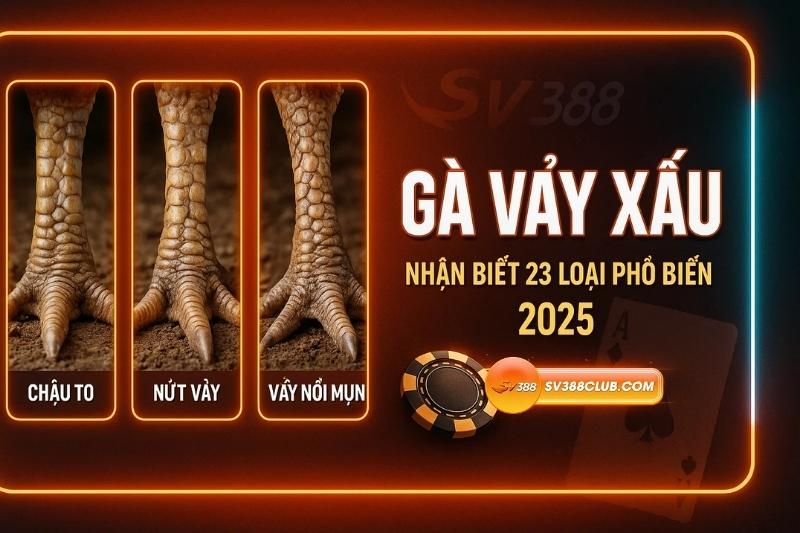 Gà Vảy Xấu: Nhận Diện 23 Loại Phổ Biến SV388 2025