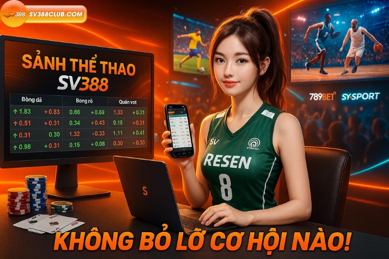 Giao diện thể thao với sảnh cược sống động, cập nhật kèo liên tục giúp cao thủ không bỏ lỡ cơ hội nào.